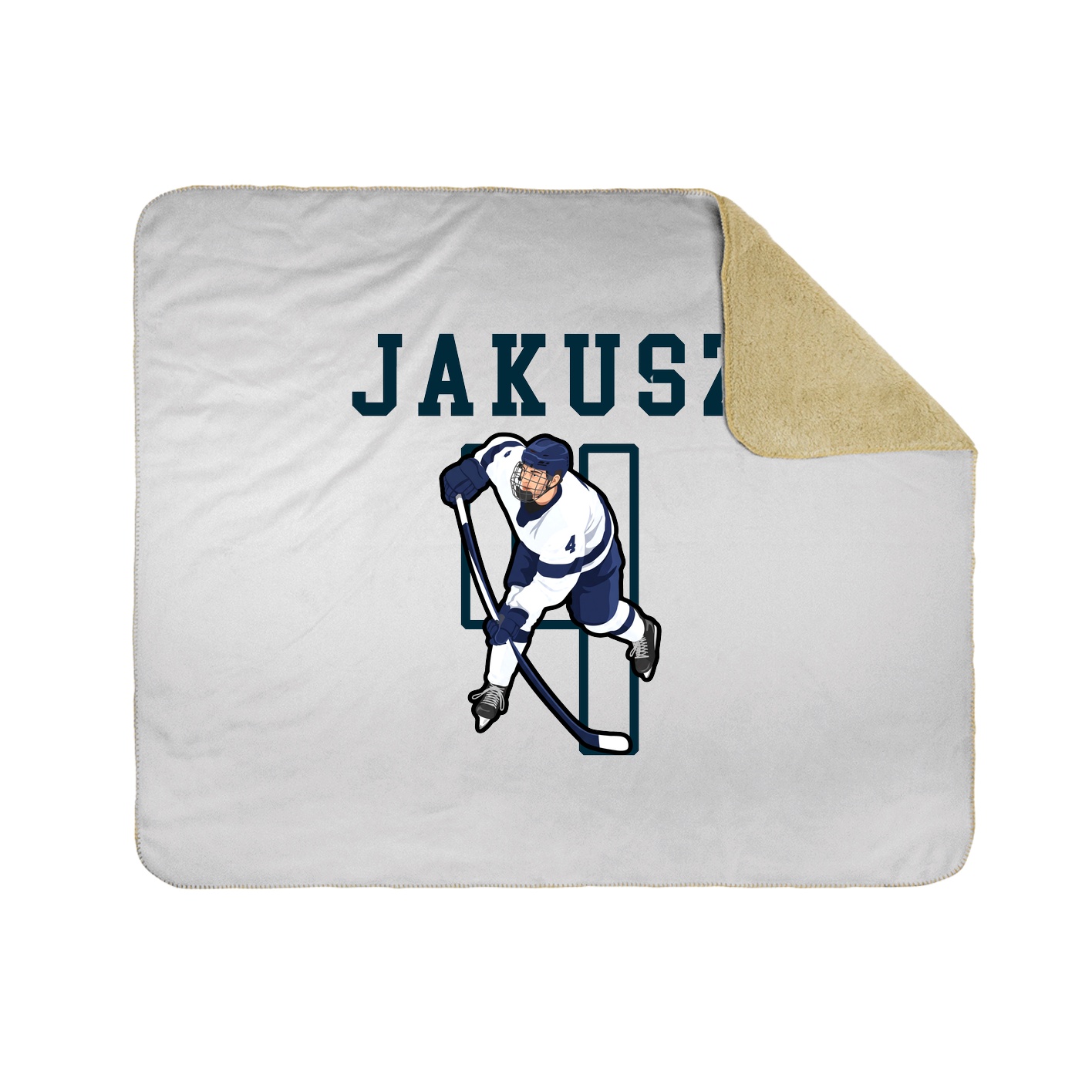 Throw Blanket — Shirsey in White