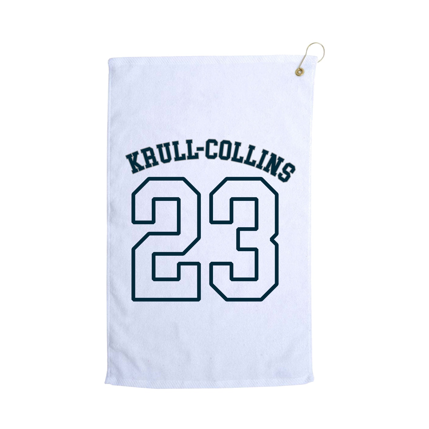 Golf Towel — Shirsey Arch in White