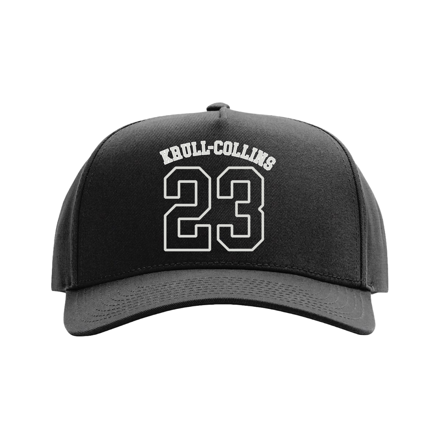 Full Fabric Five-Panel Champ Cap — Shirsey Arch in Black