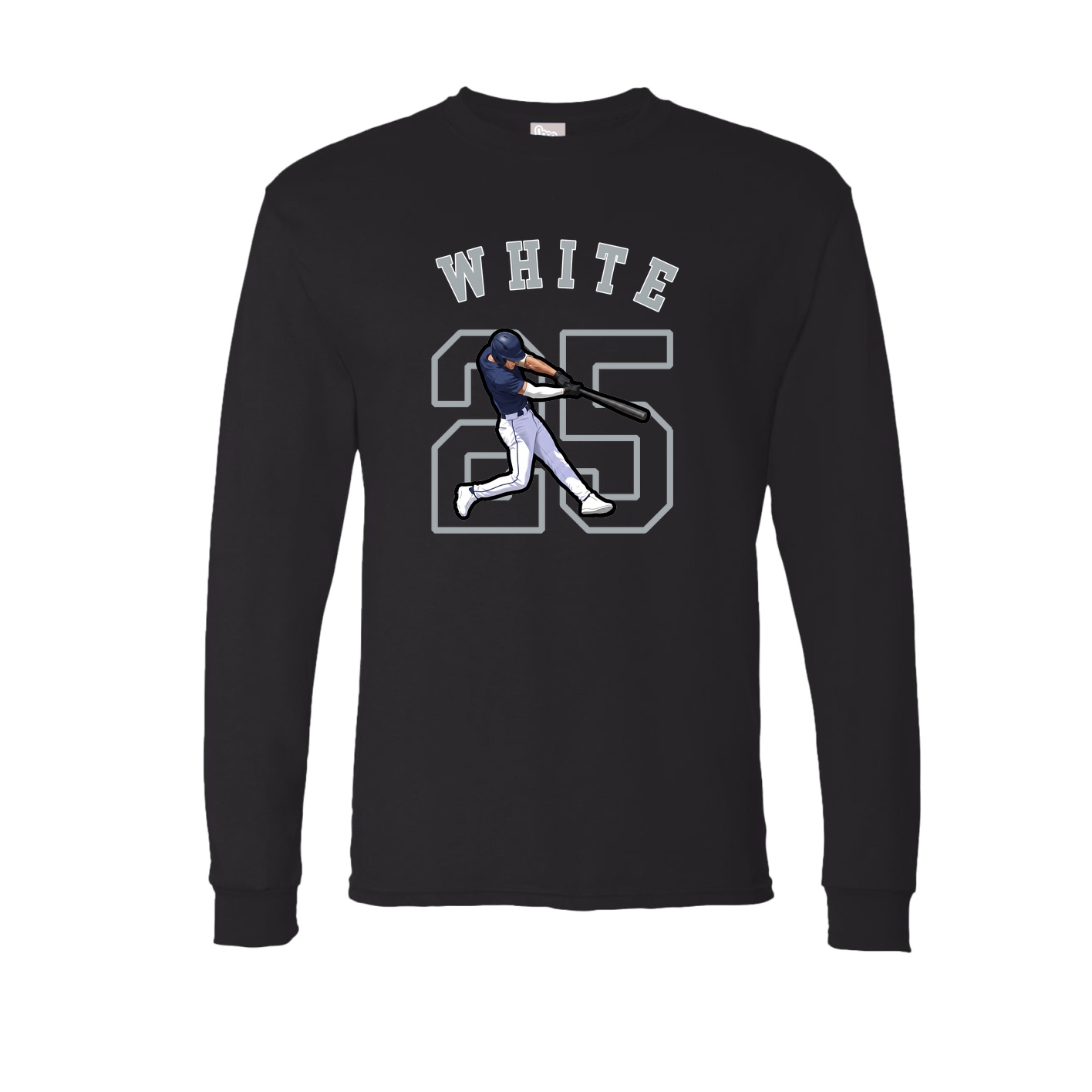 Long Sleeve Tee — Shirsey Arch in Black