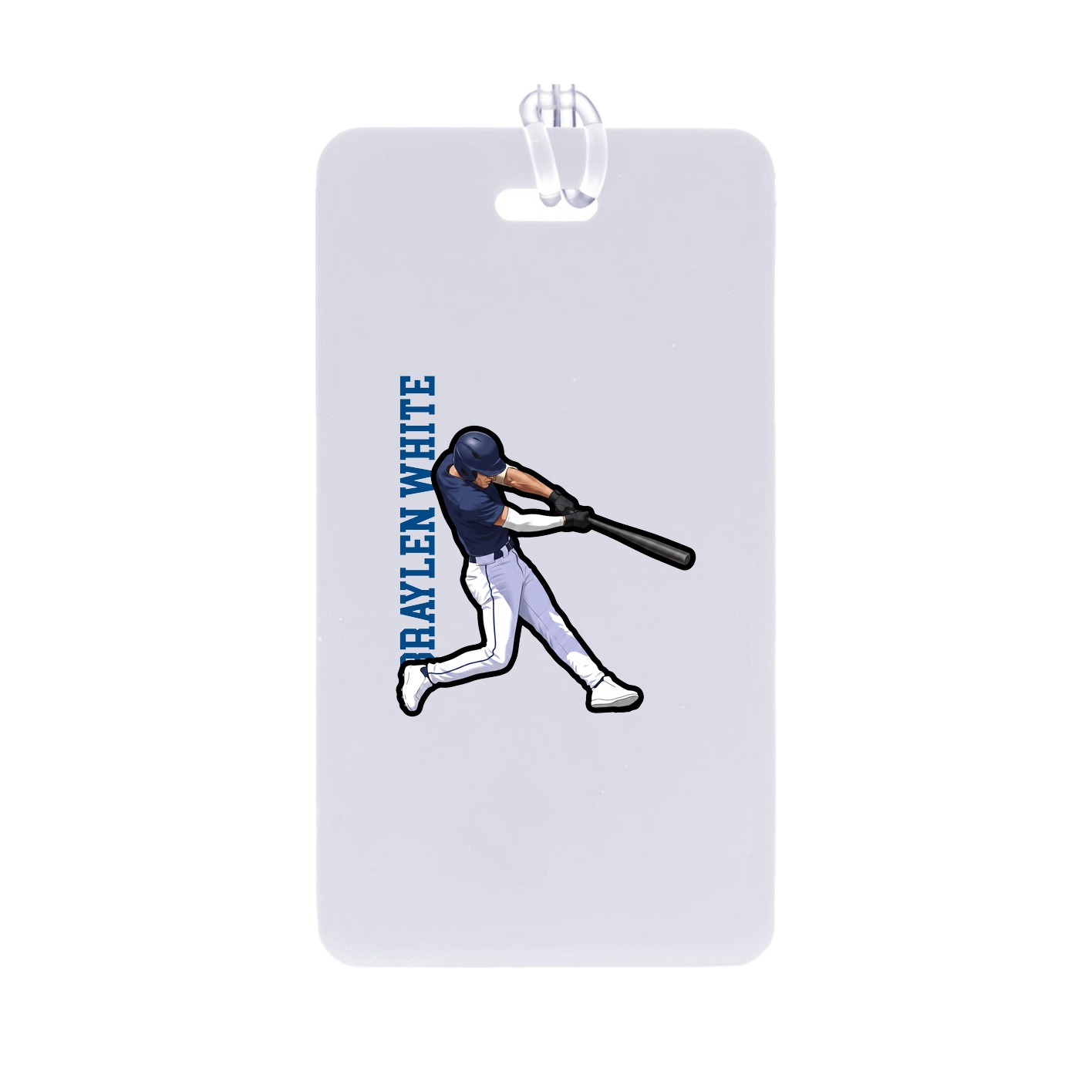 Bag Tag — Name Vertical in Classic
