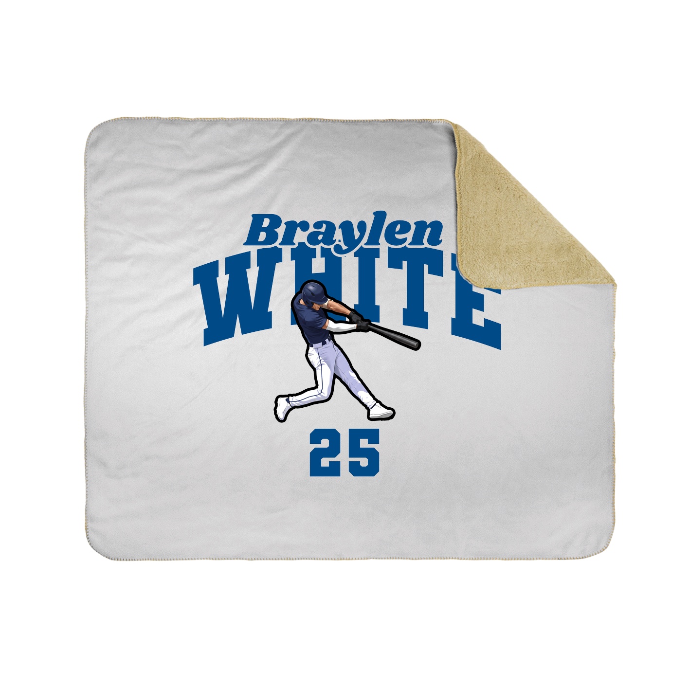 Throw Blanket — Signature Arch in White
