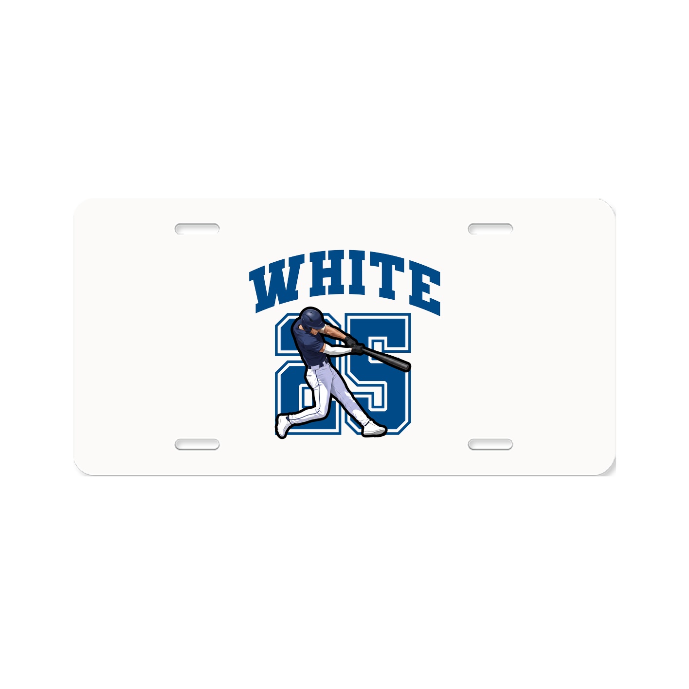 License Plate — Number in Classic