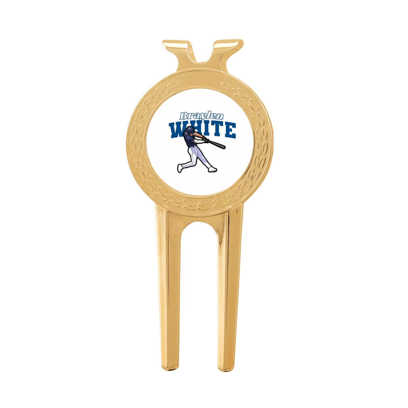 Divot Tool with Ball Marker — Name Arch in Classic