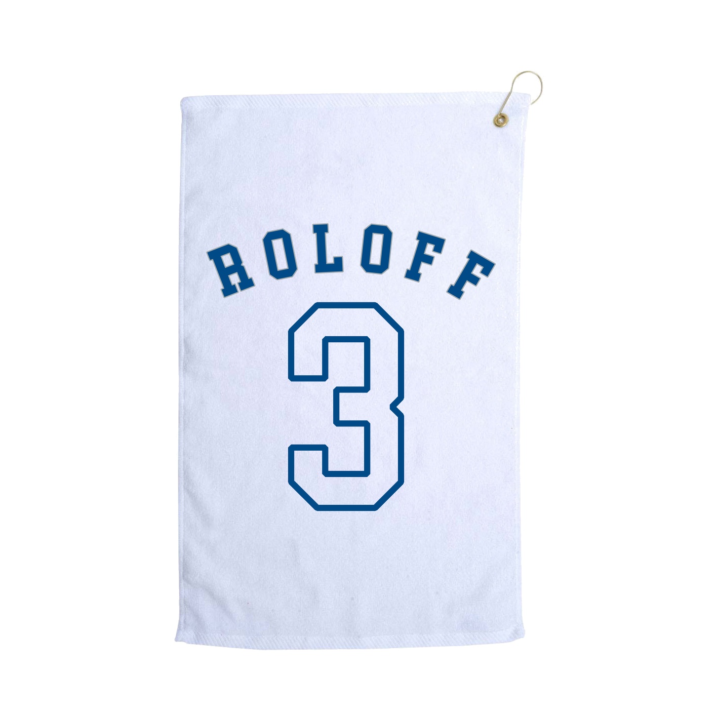 Golf Towel — Shirsey Arch in White