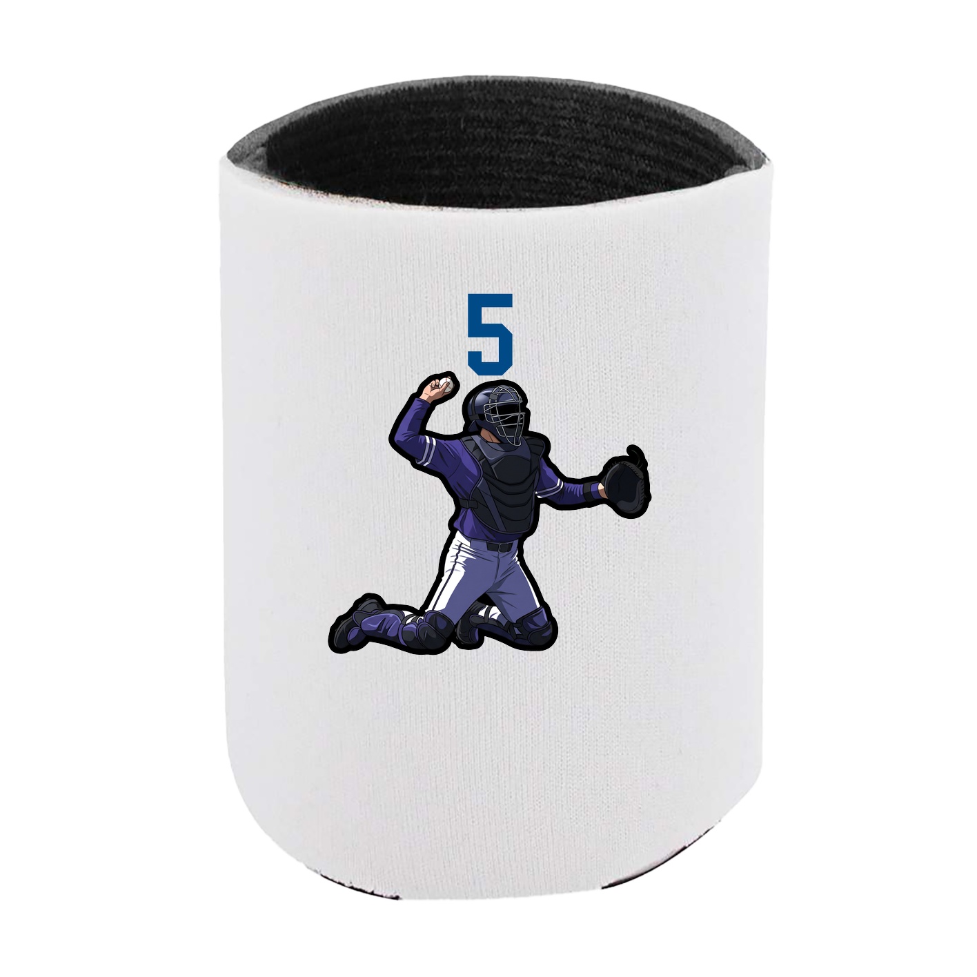Can Holder — Number Top in White