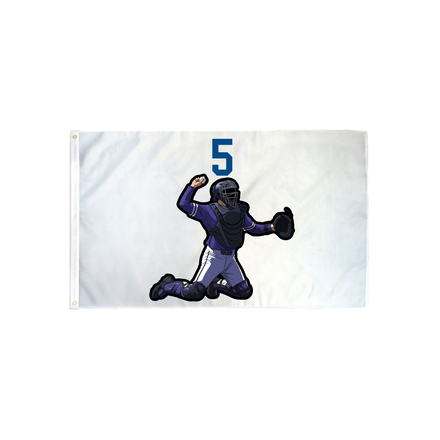 3x5 Flag — Number Top in Classic