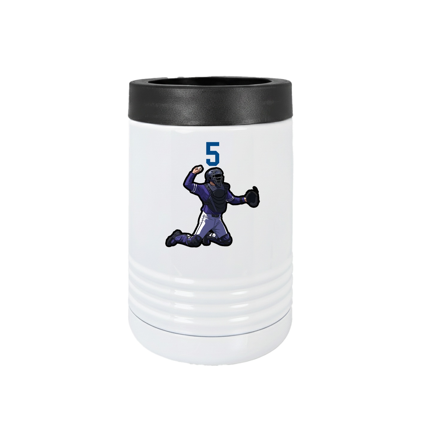 Beverage Holder — Number Top in White