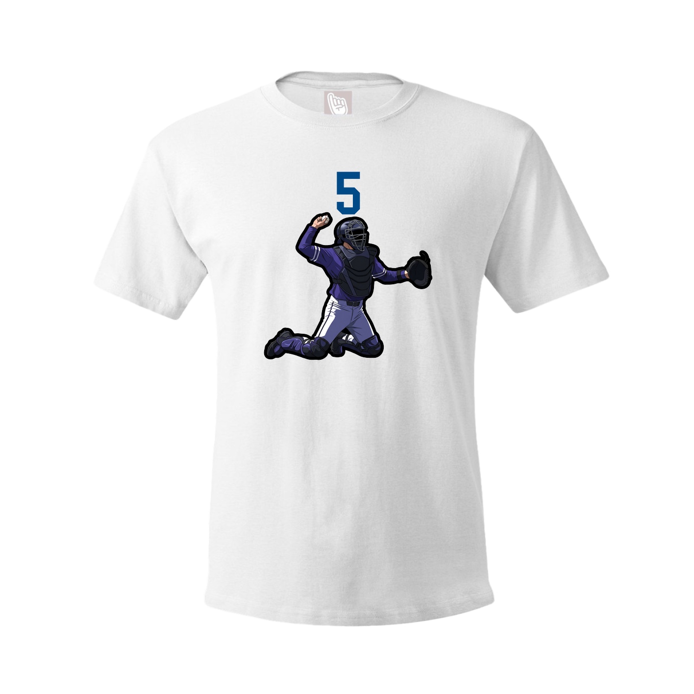 Tee — Number Top in White