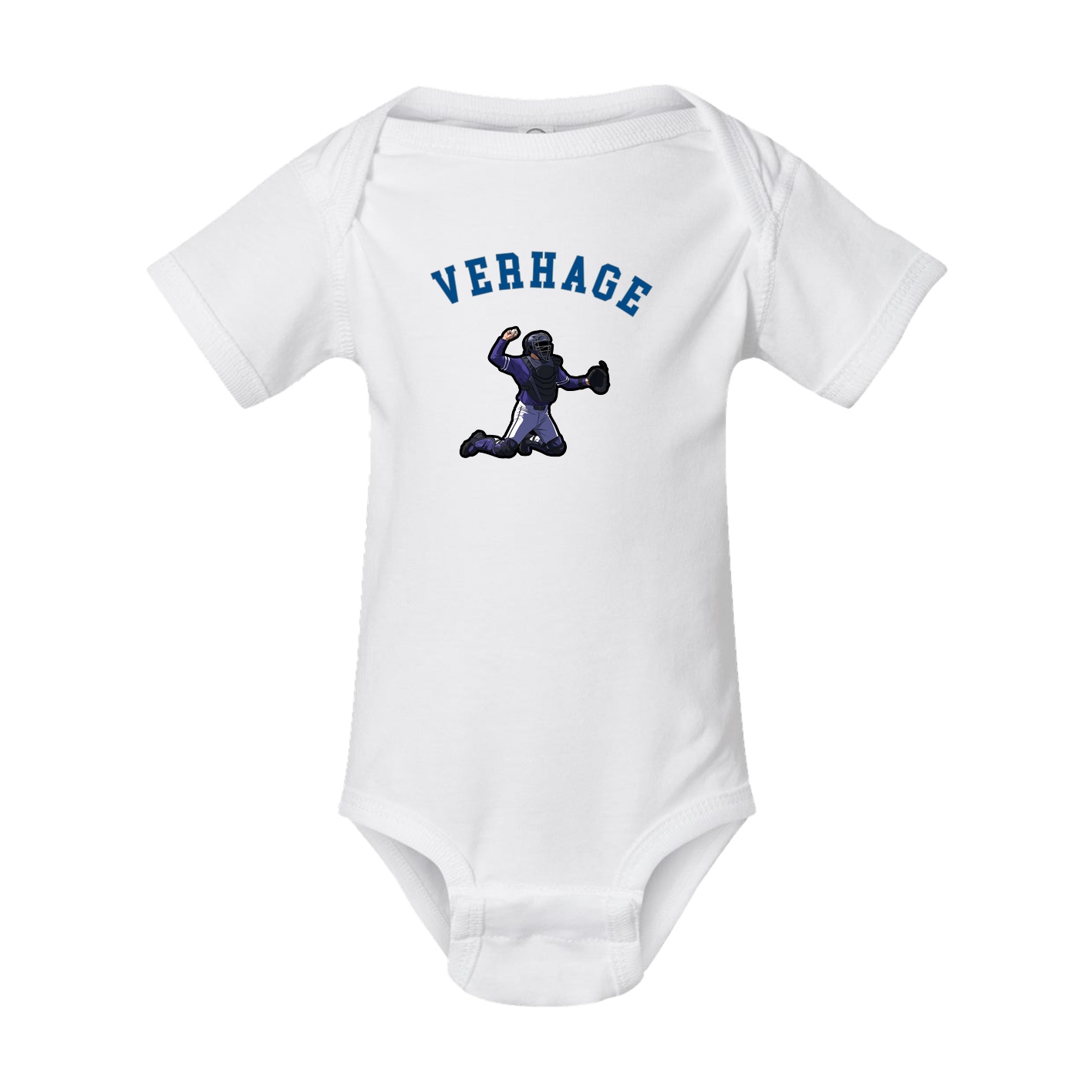 Baby Onesie — Shirsey Arch in White