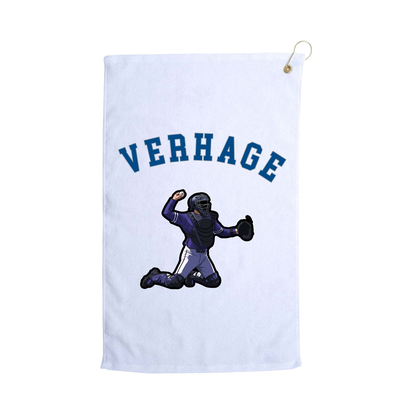 Golf Towel — Shirsey Arch in White