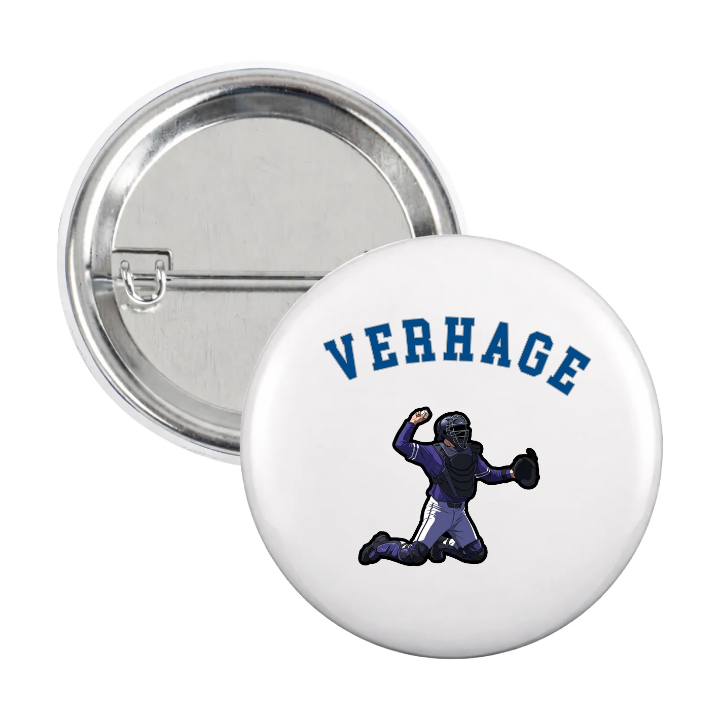 Game Day Button — Shirsey Arch in White