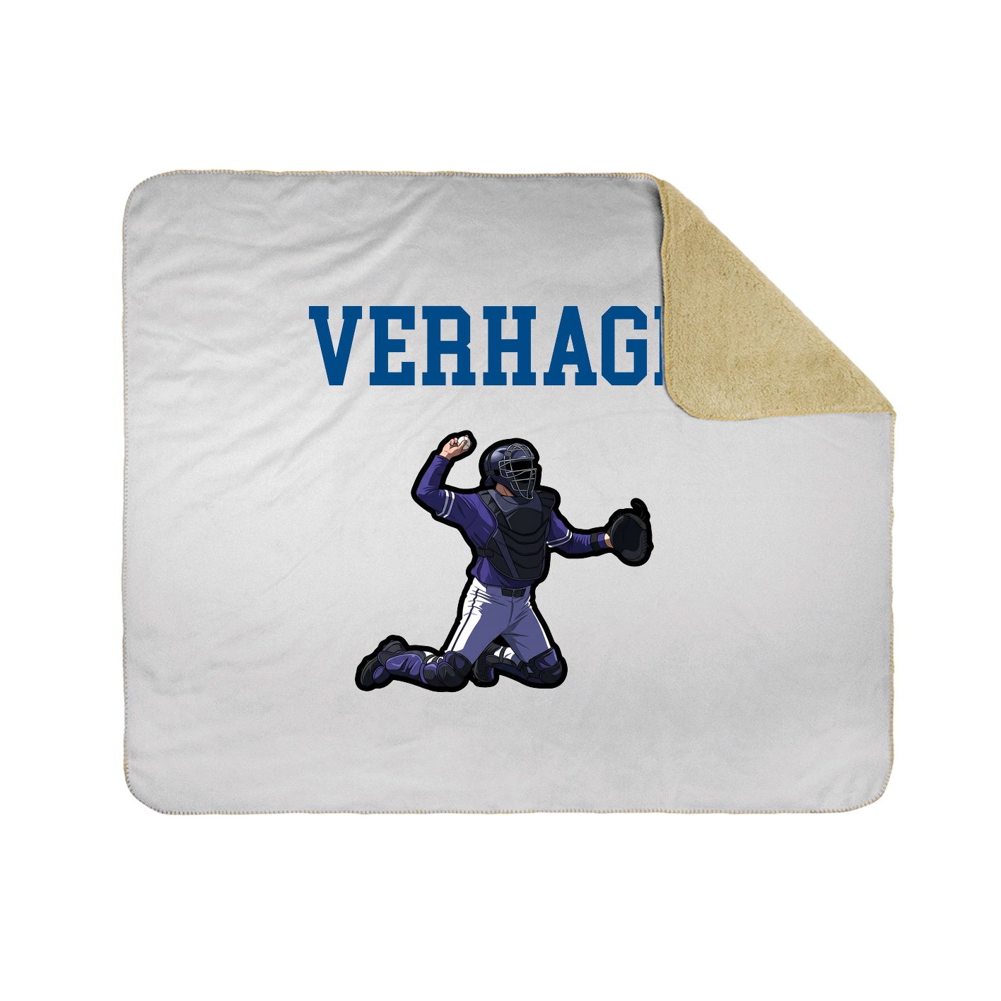 Throw Blanket — Shirsey in White