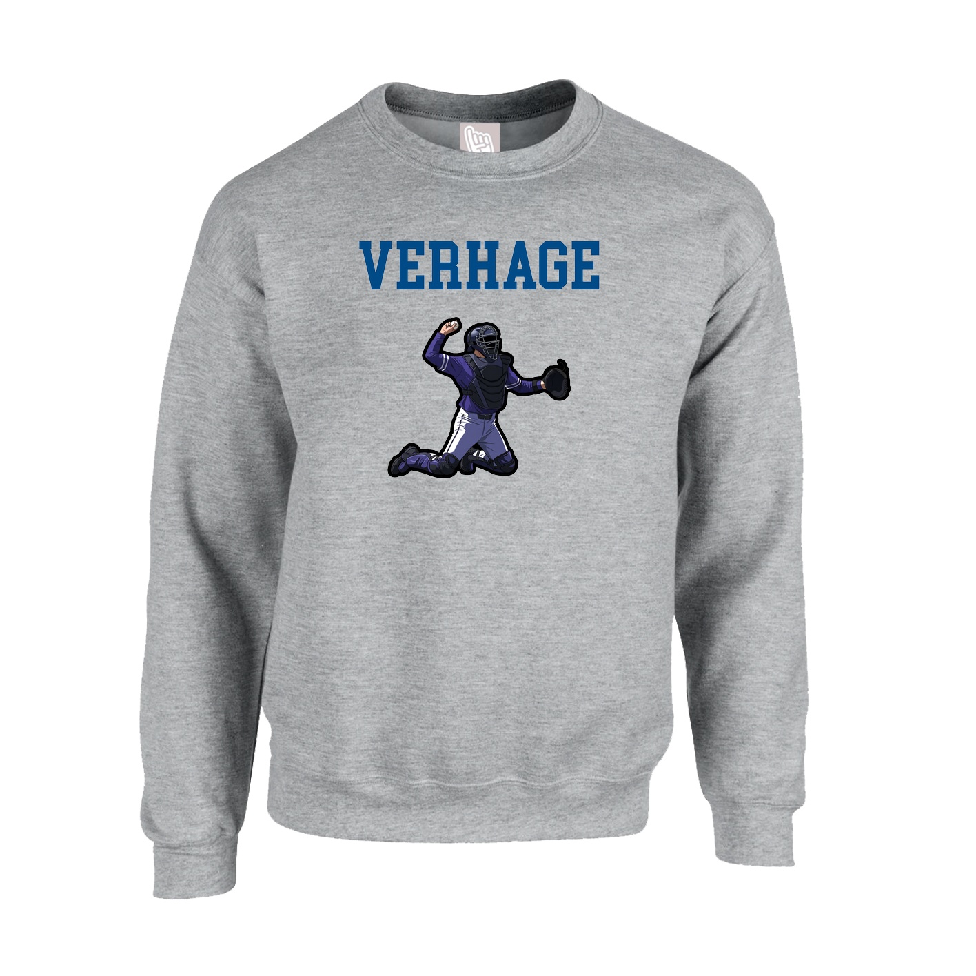 Fleece Crew — Shirsey in Grey