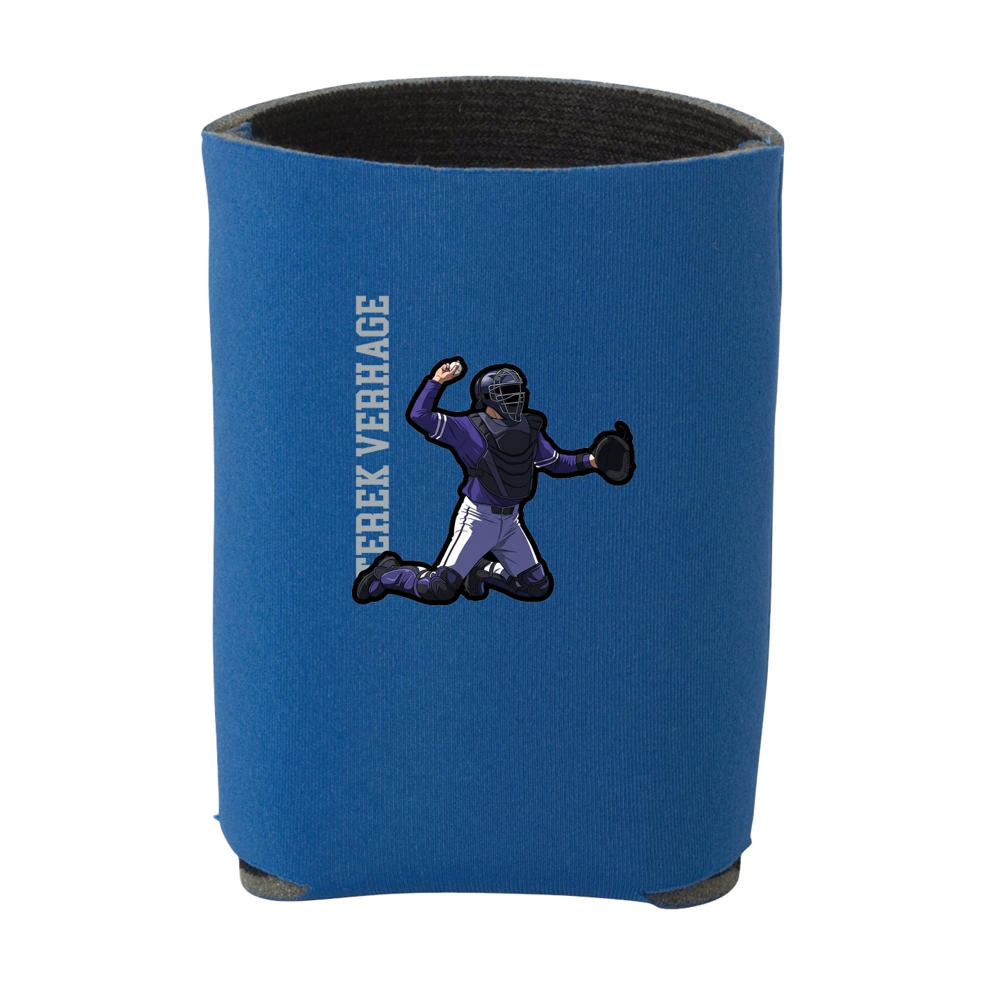 Can Holder — Name Vertical in Royal
