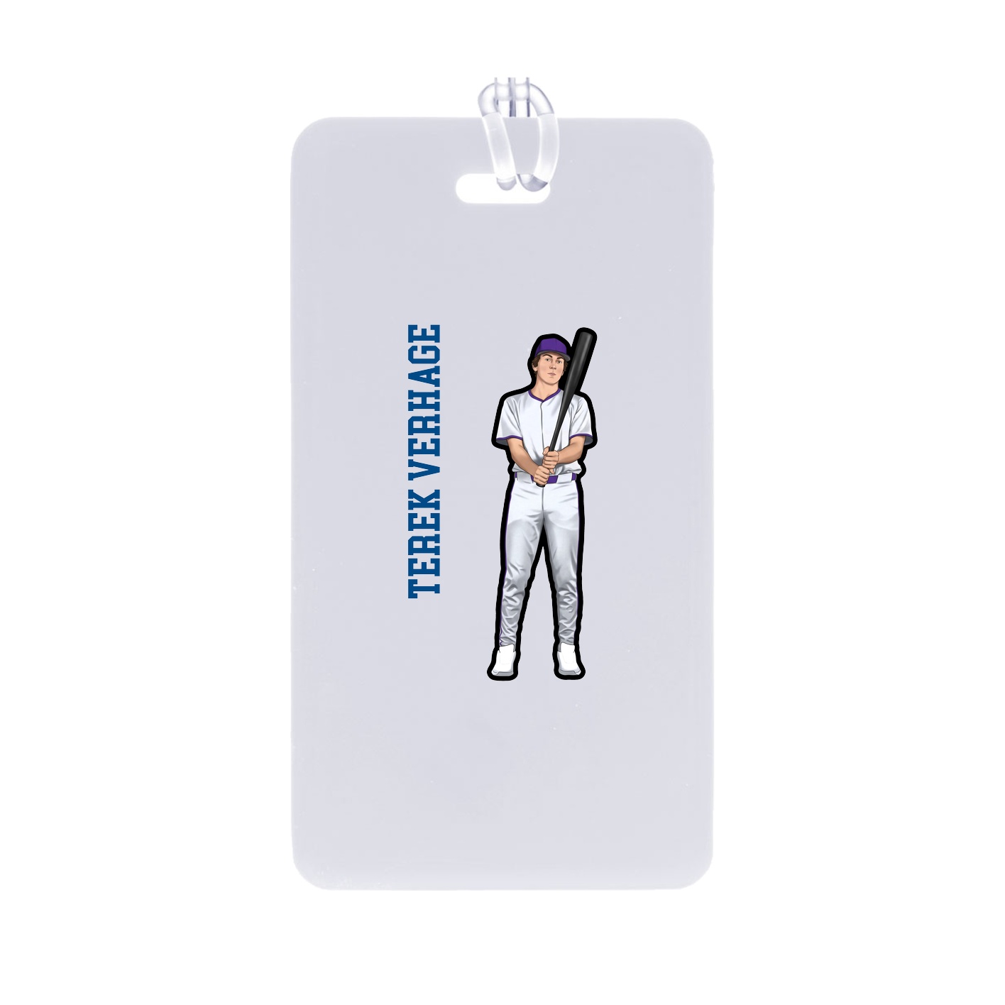 Bag Tag — Name Vertical in Classic
