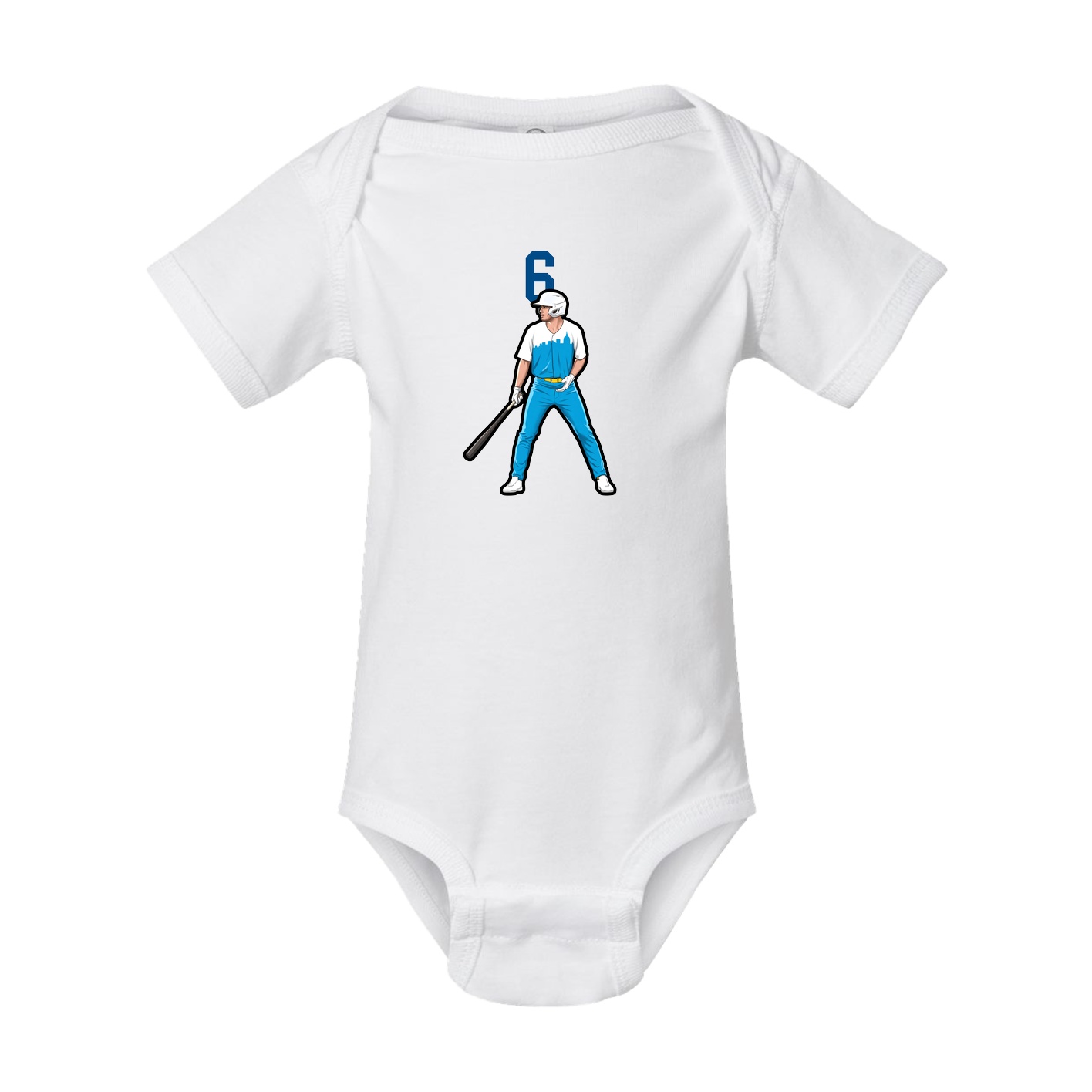 Baby Onesie — Number Top in White