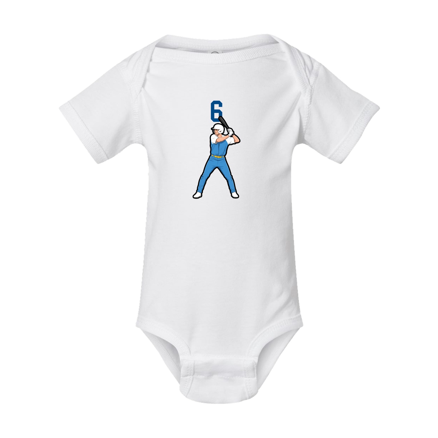 Baby Onesie — Number Top in White