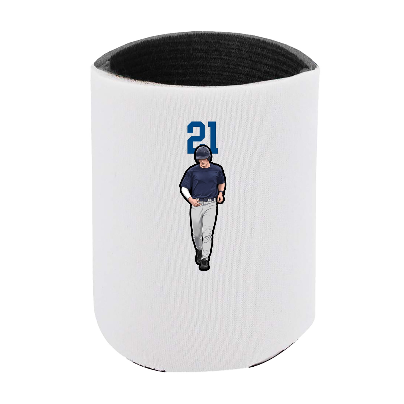 Can Holder — Number Top in White