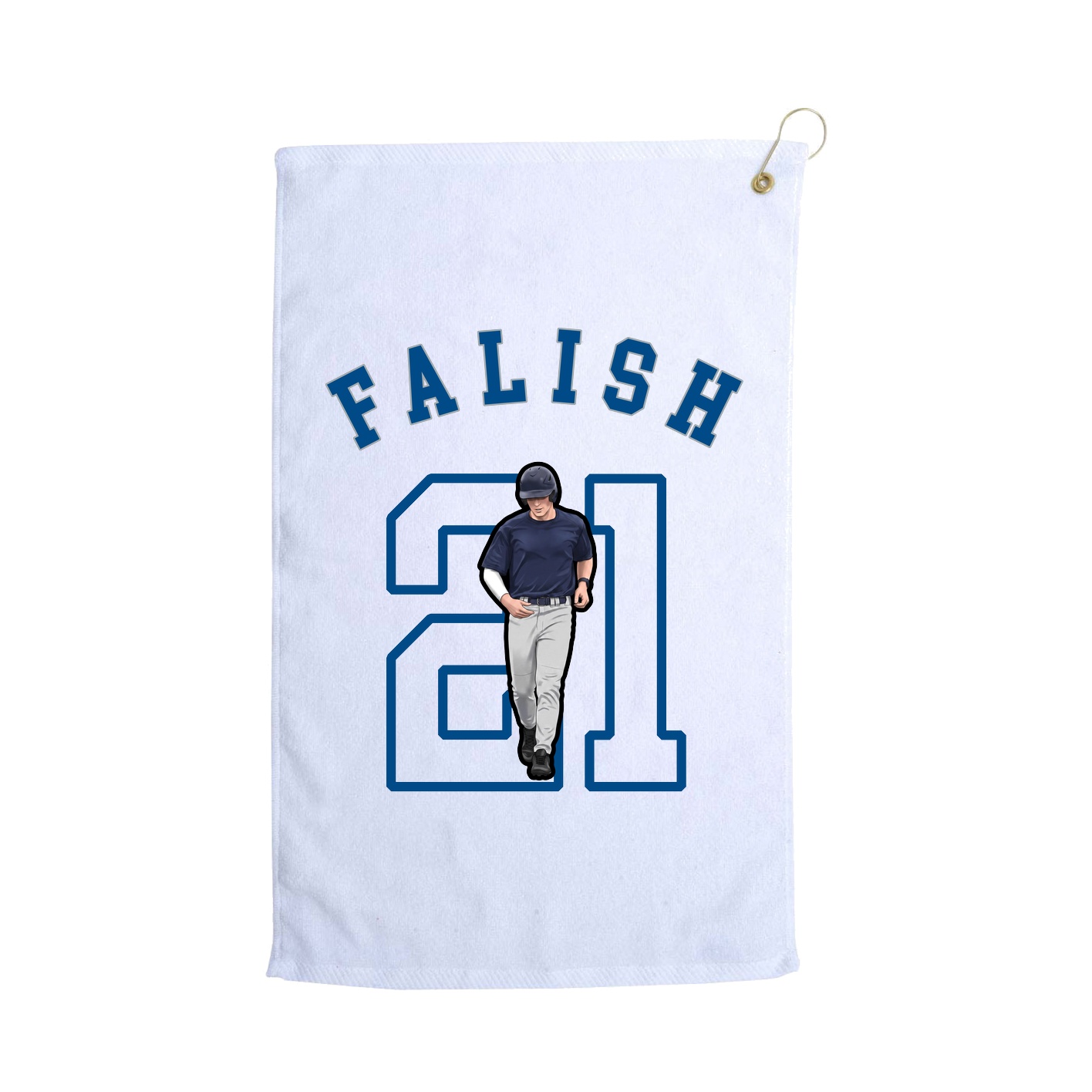 Golf Towel — Shirsey Arch in White