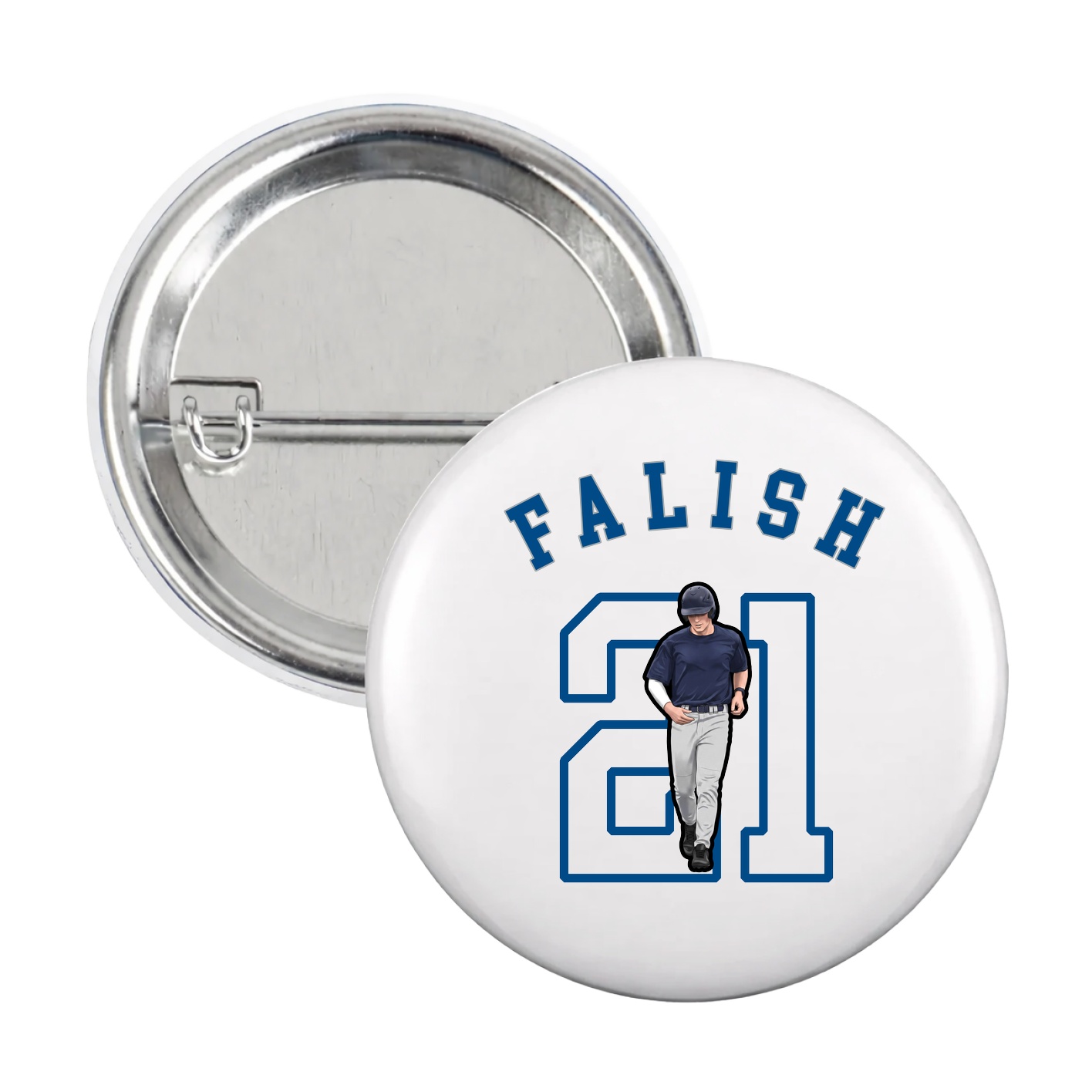 Game Day Button — Shirsey Arch in White