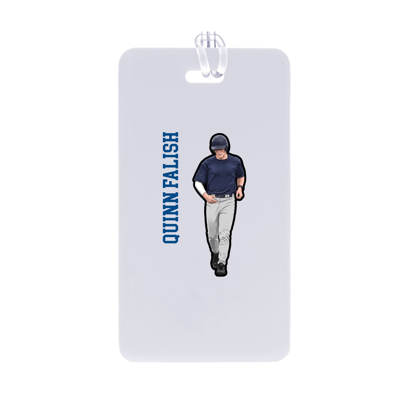 Bag Tag — Name Vertical in Classic
