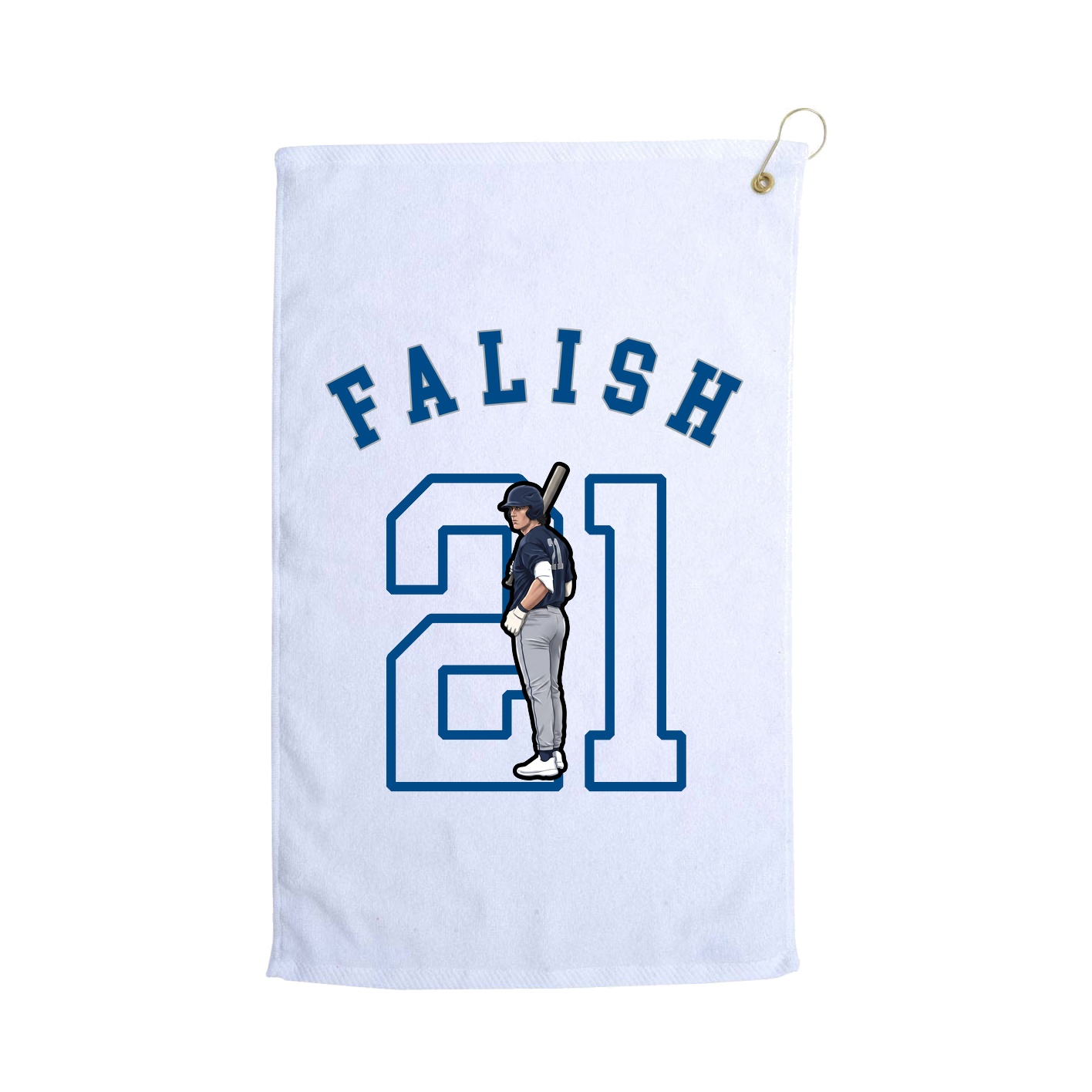 Golf Towel — Shirsey Arch in White