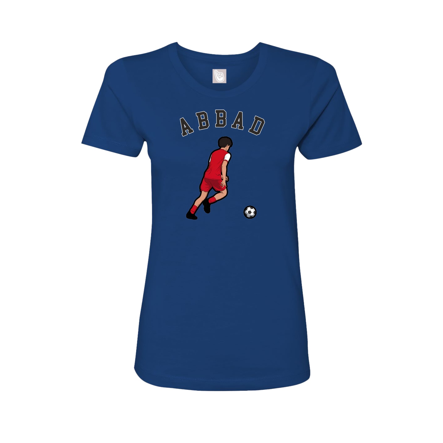 Fitted Women's Tee — Shirsey Arch in Royal