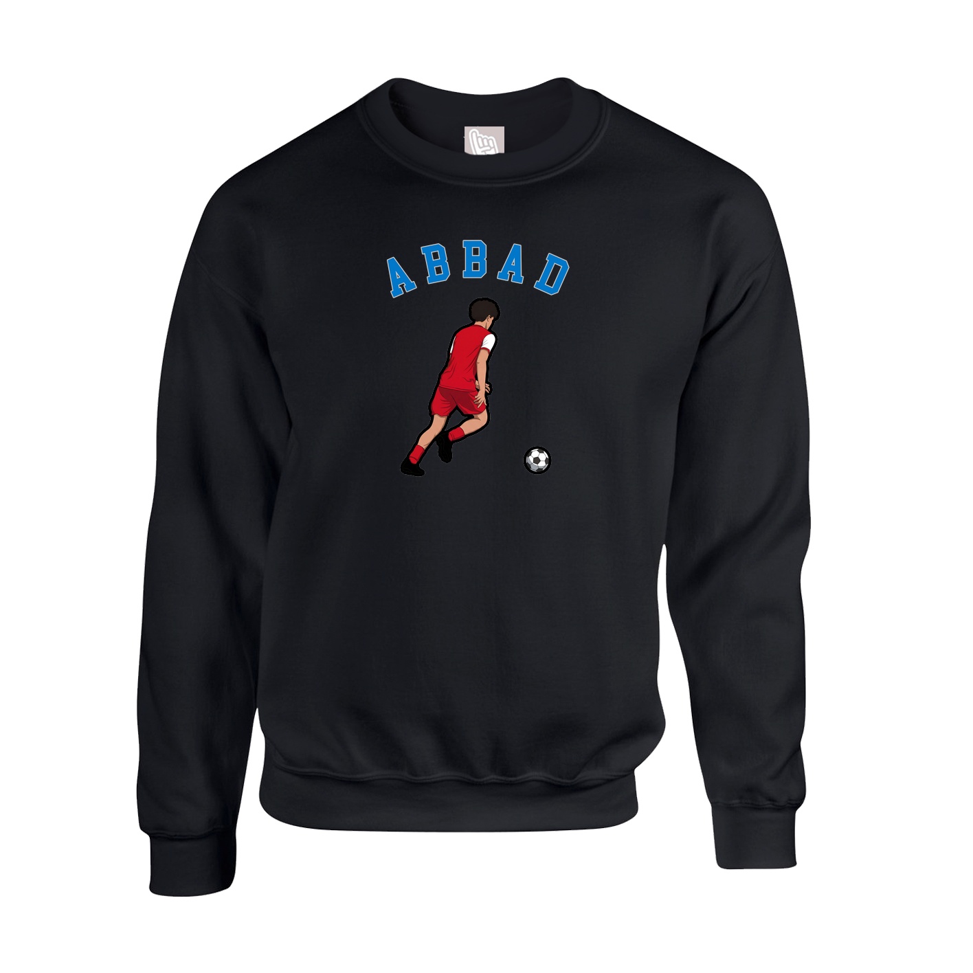 Fleece Crew — Shirsey Arch in Black