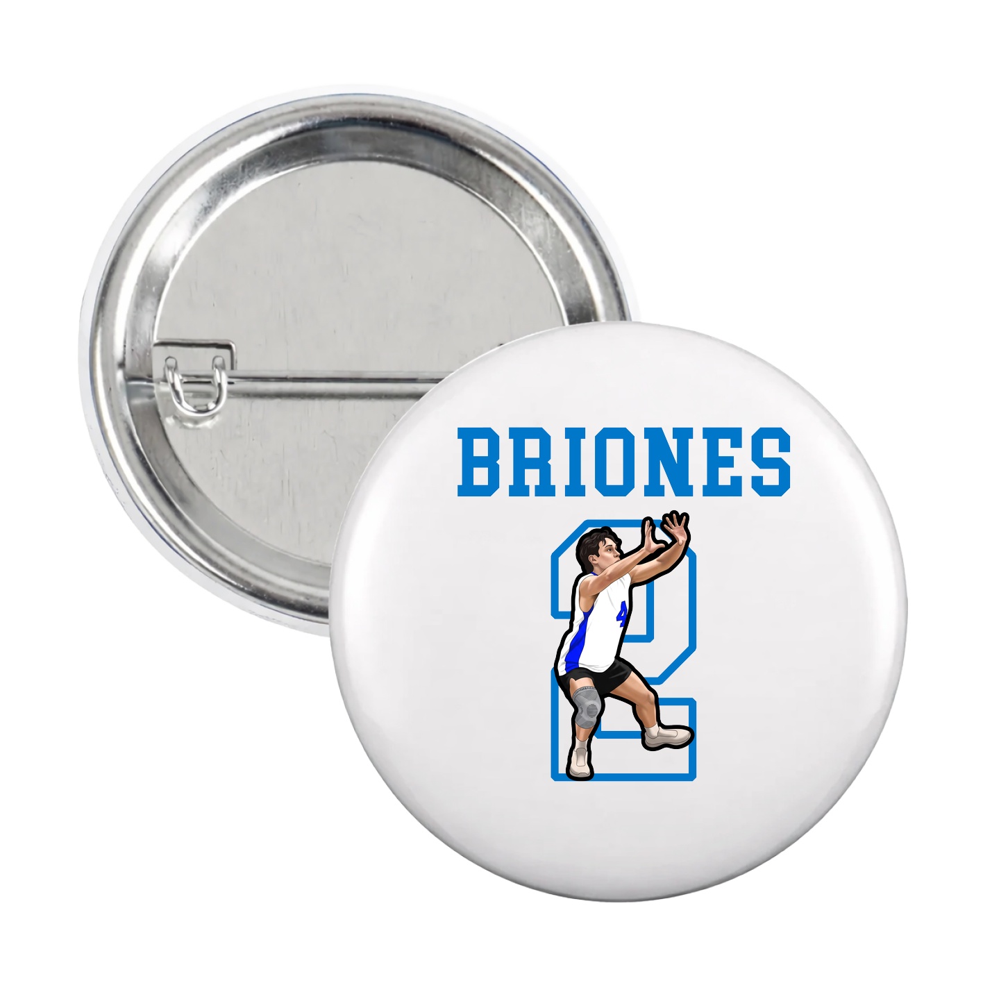 Game Day Button — Shirsey in White