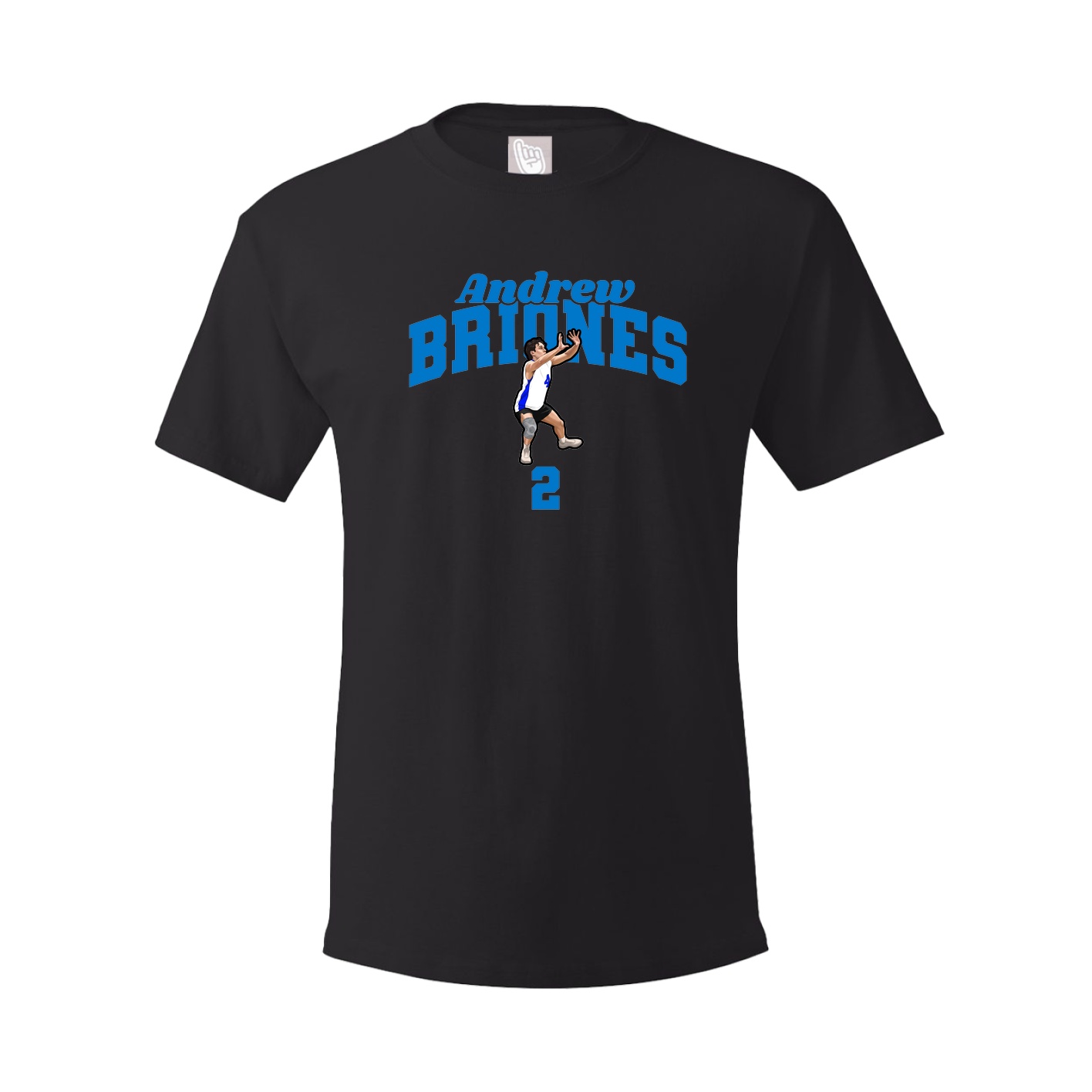 Youth Tee — Signature Arch in Black