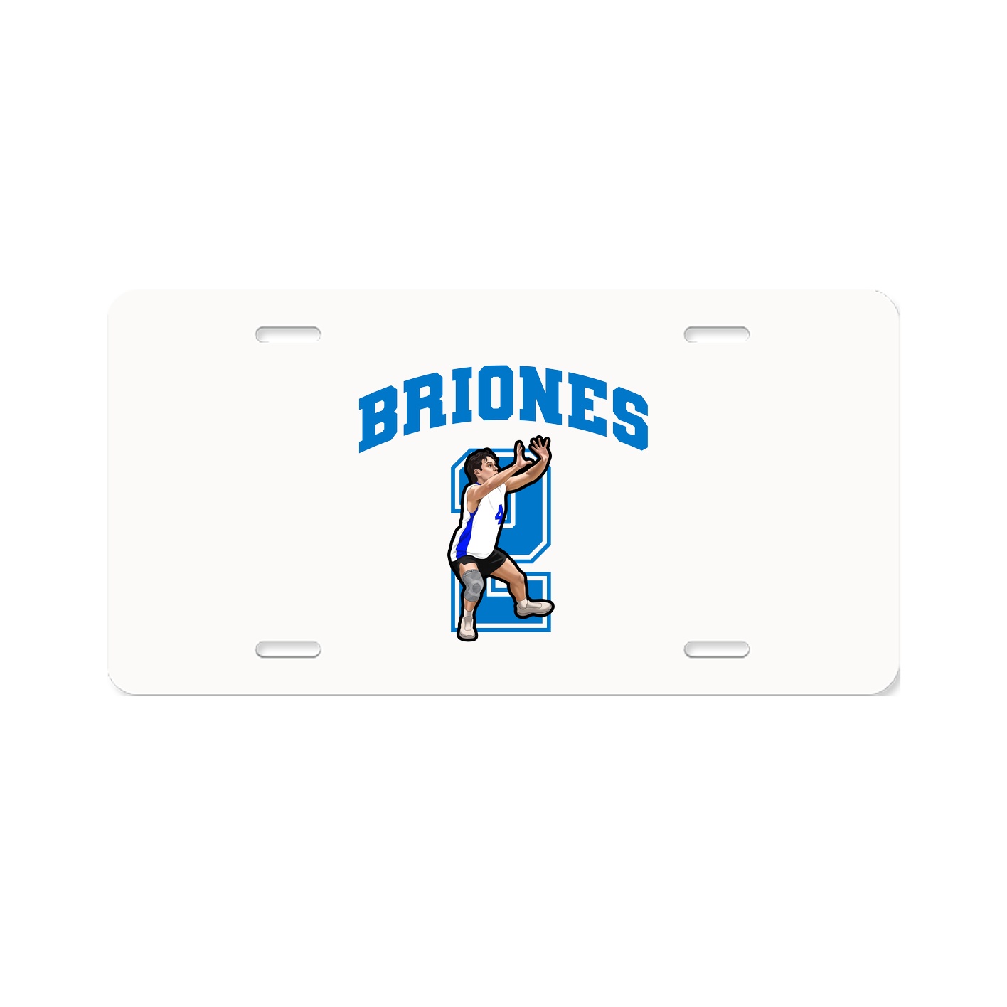 License Plate — Number in Classic