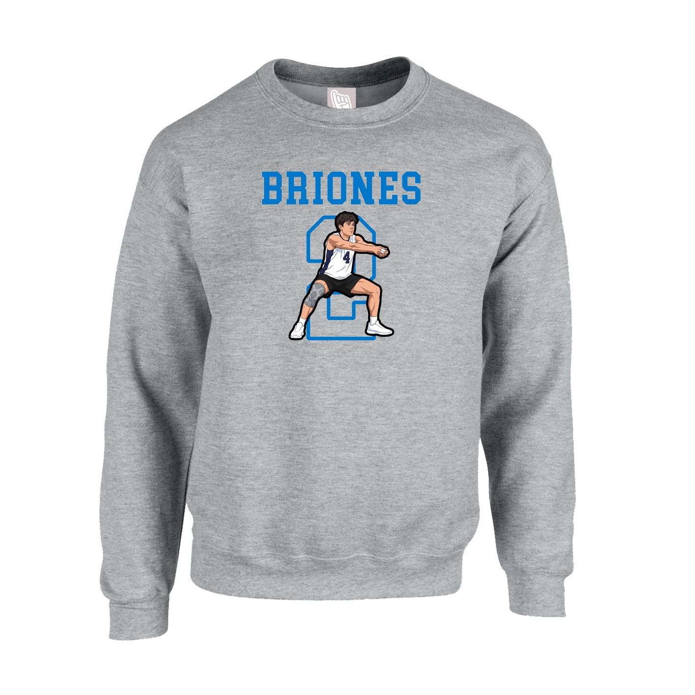 Fleece Crew — Shirsey in Grey
