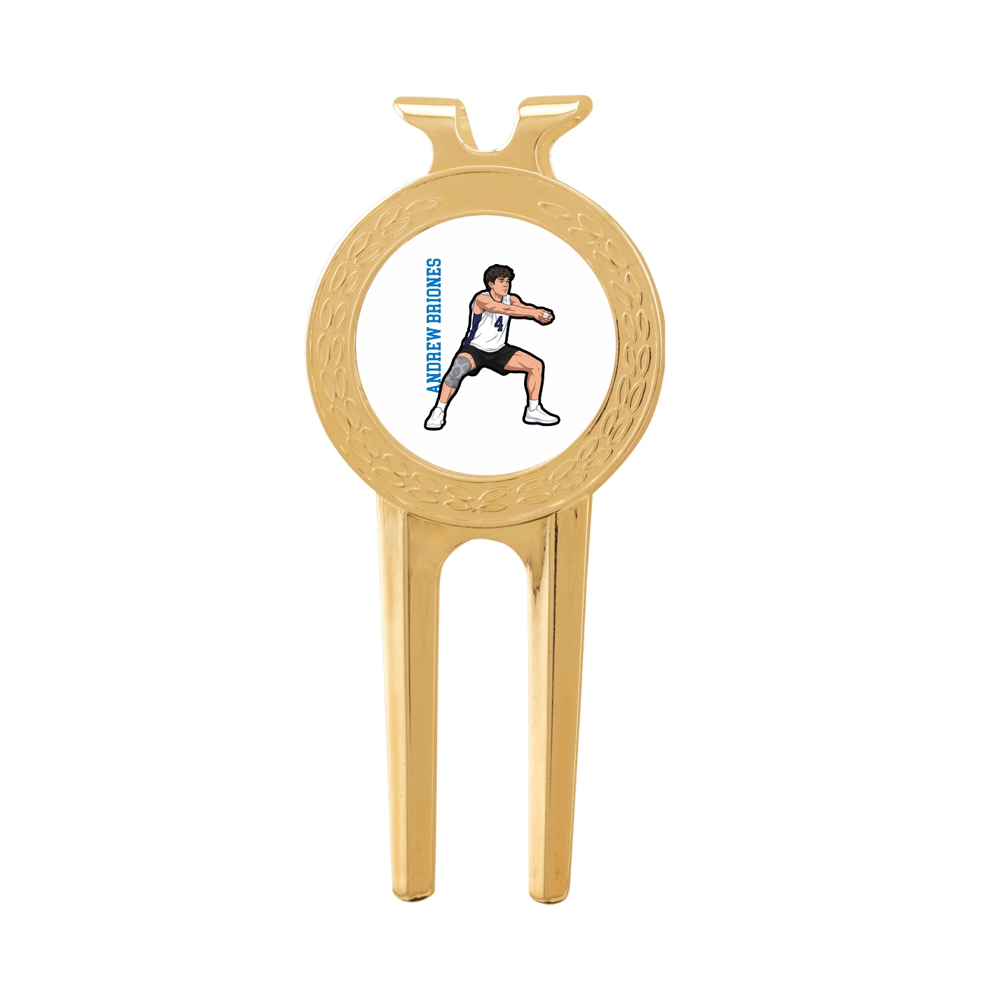 Divot Tool with Ball Marker — Name Vertical in Classic