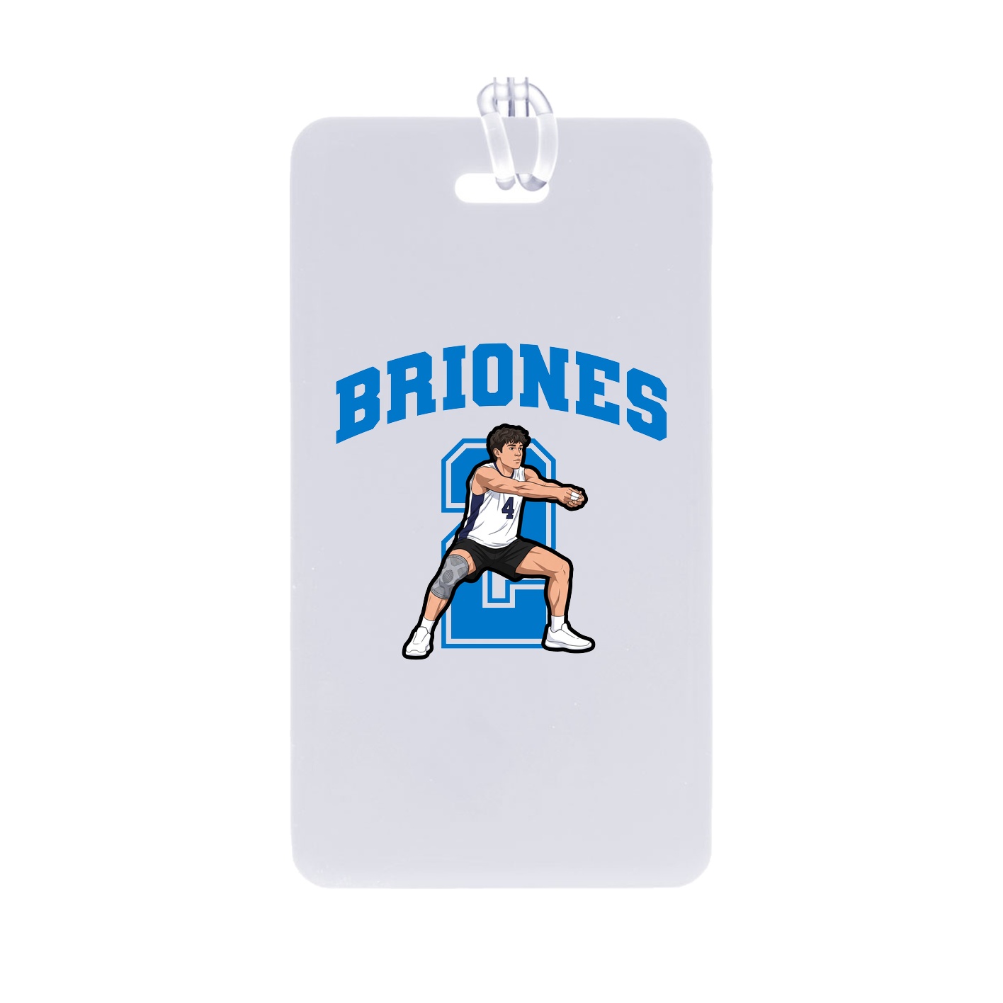 Bag Tag — Number in Classic