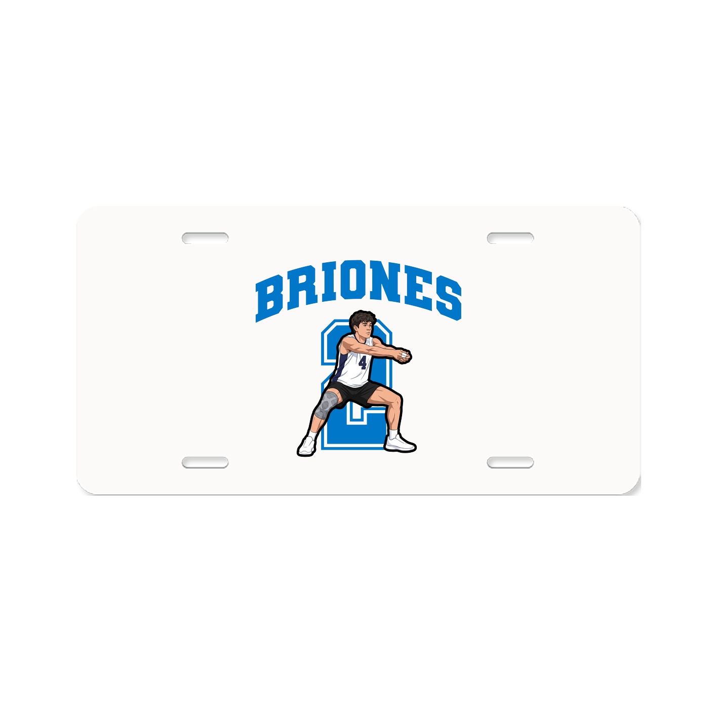 License Plate — Number in Classic
