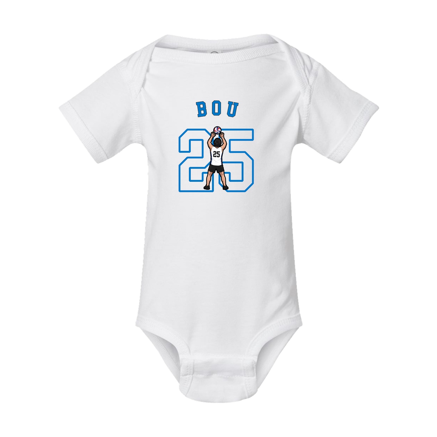 Baby Onesie — Shirsey Arch in White