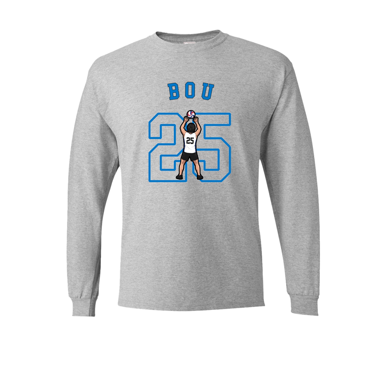 Long Sleeve Tee — Shirsey Arch in Grey