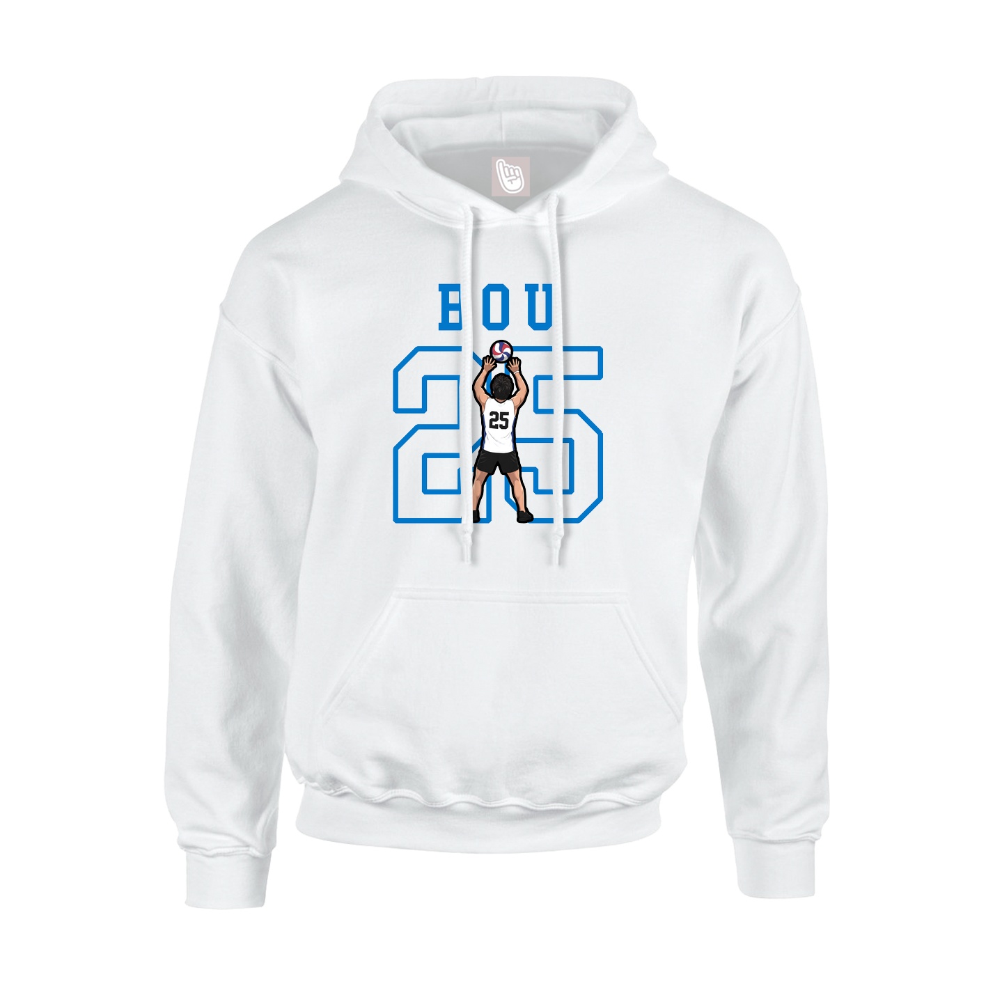 Youth Hoodie — Shirsey in White