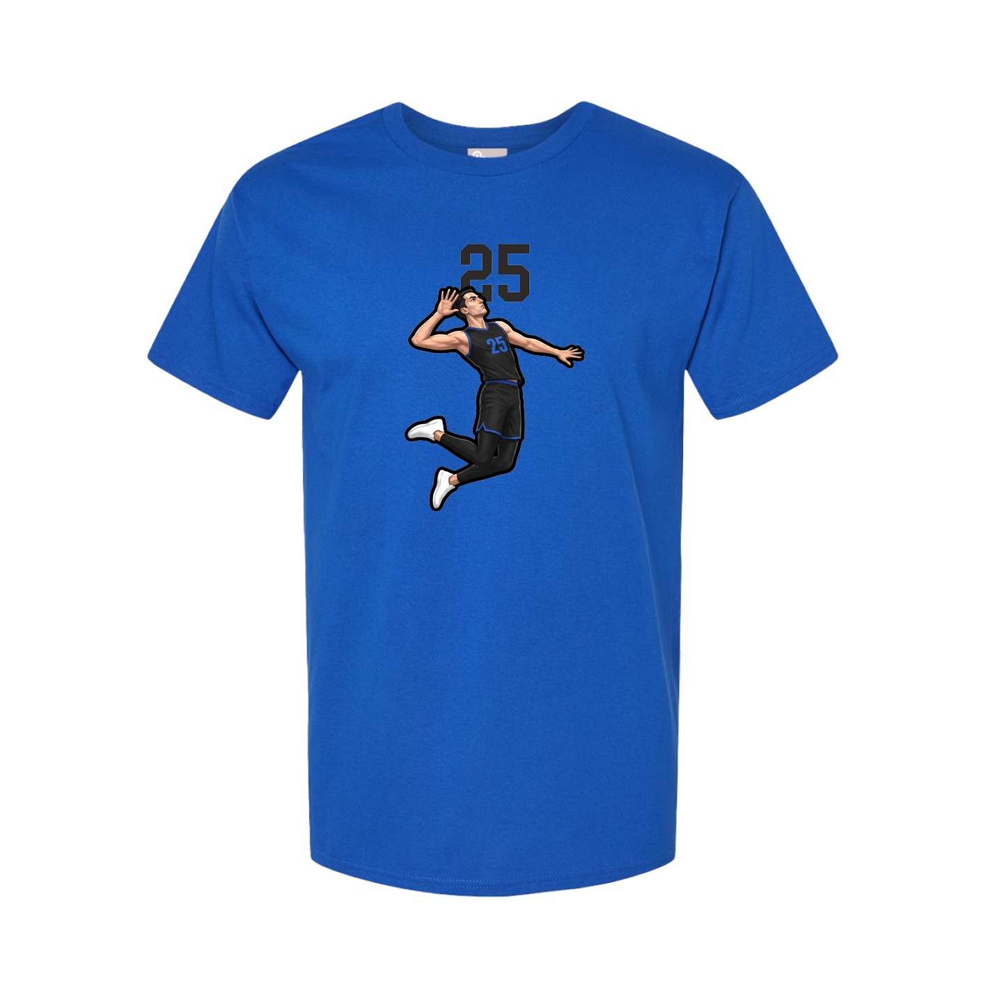 Youth Tee — Number Top in Royal