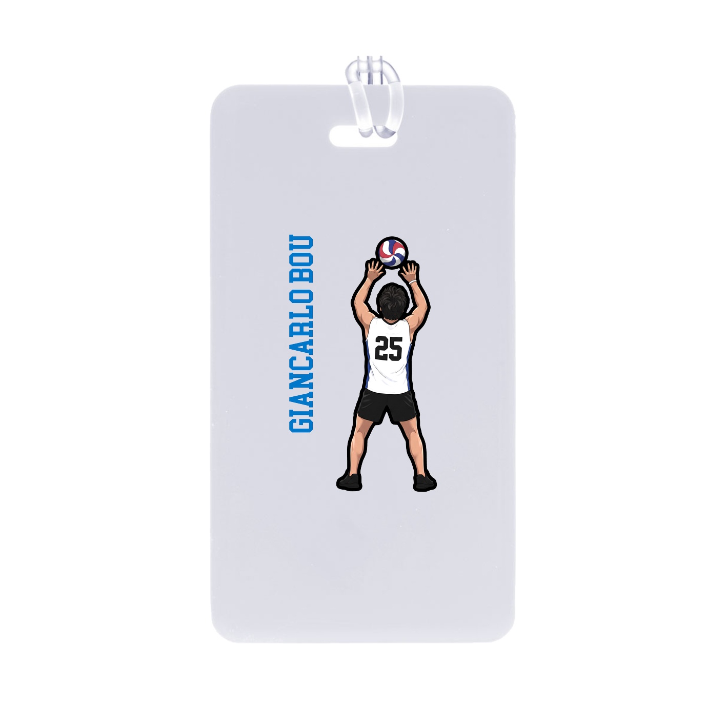 Bag Tag — Name Vertical in Classic