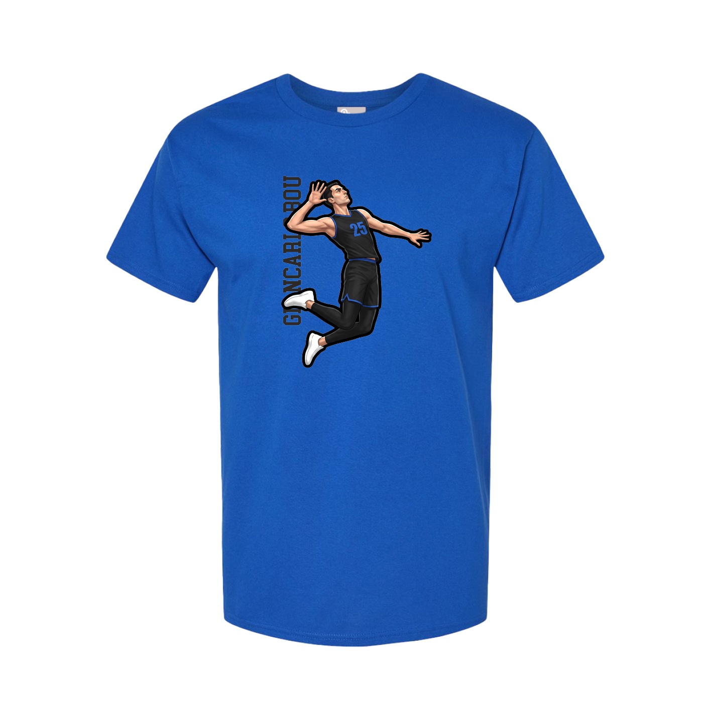 Tee — Name Vertical in Royal