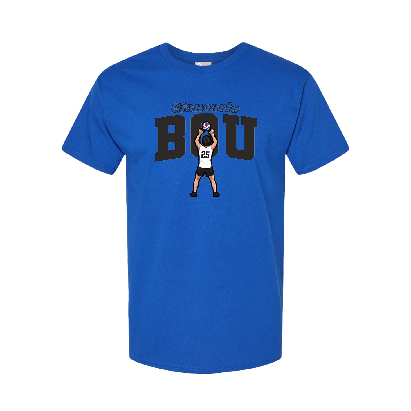 Youth Tee — Name Arch in Royal