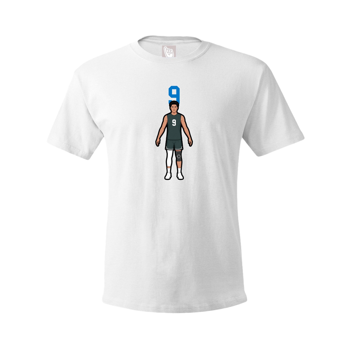 Tee — Number Top in White