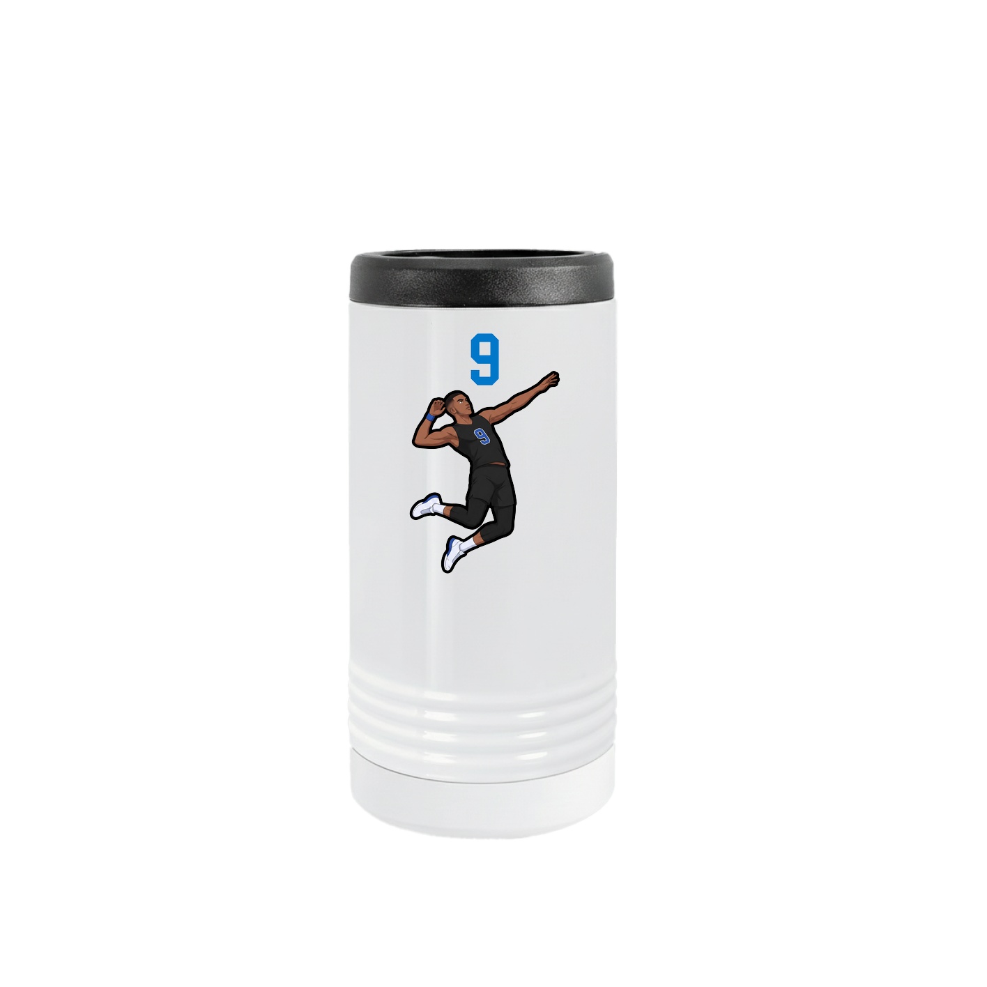 Slim Beverage Holder — Number Top in White