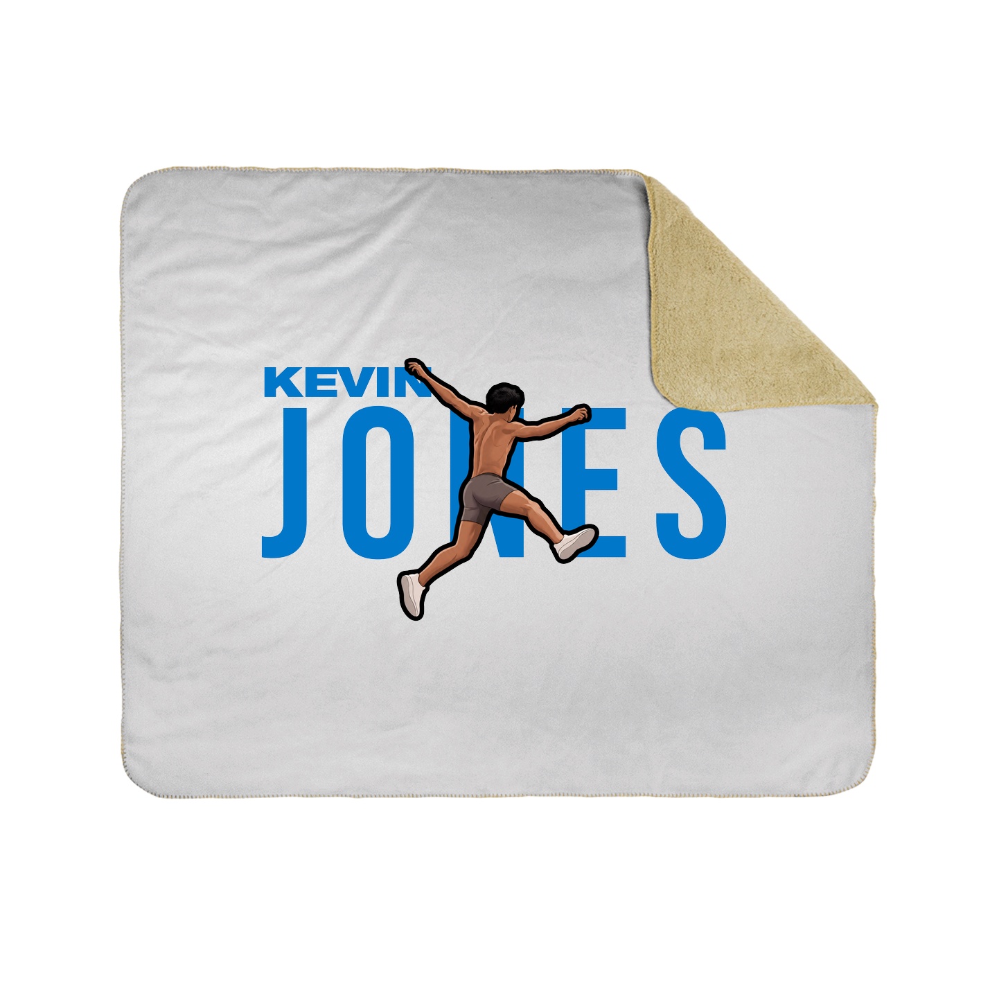 Throw Blanket — Player Name in White