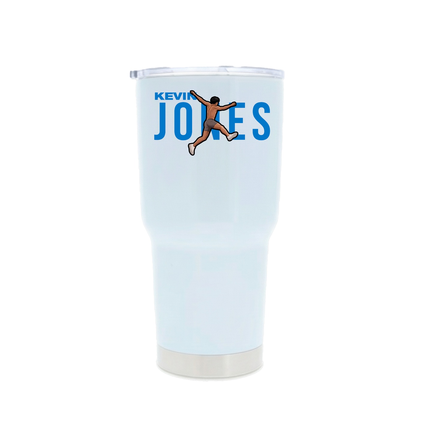 30oz Stainless Steel Tumbler — Player Name in White