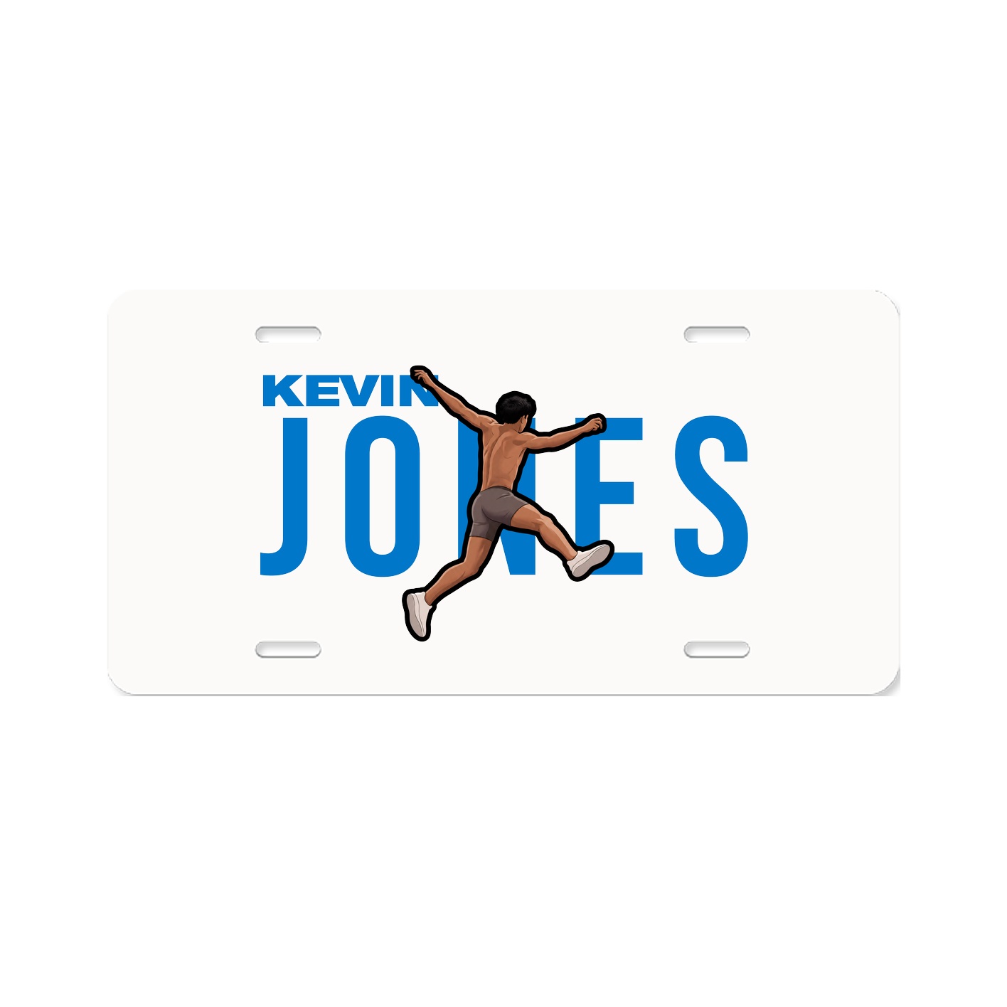 License Plate — Player Name in Classic