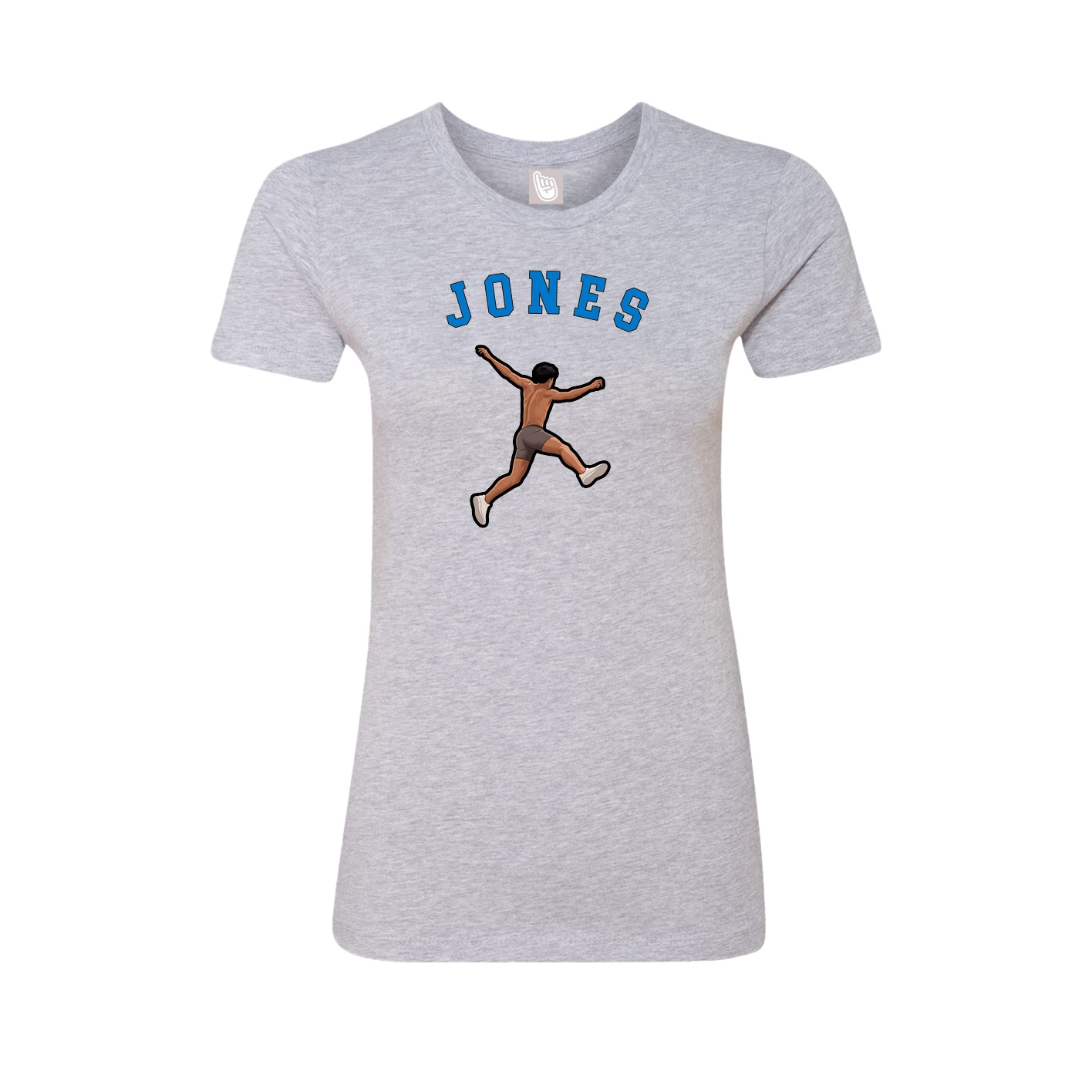 Fitted Women's Tee — Shirsey Arch in Grey