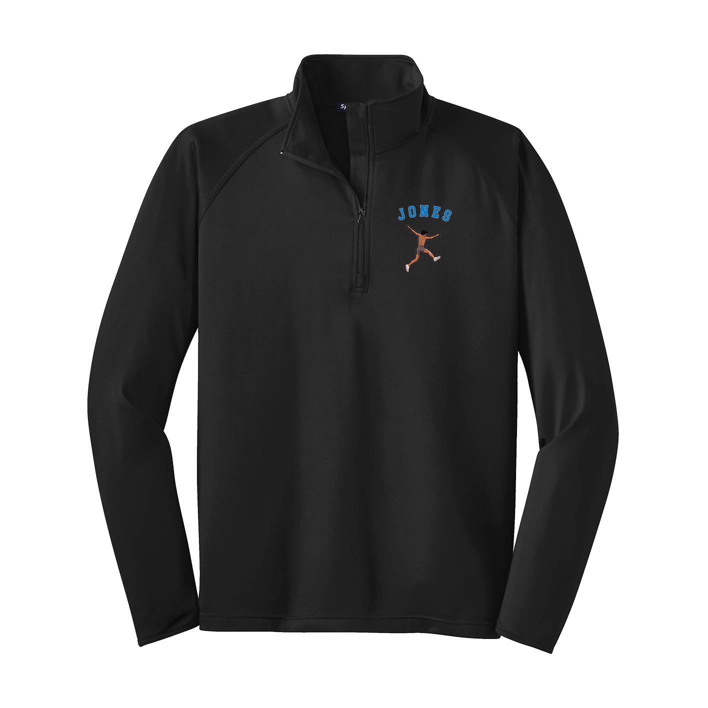 Q-Zip Pullover — Shirsey Arch in Black
